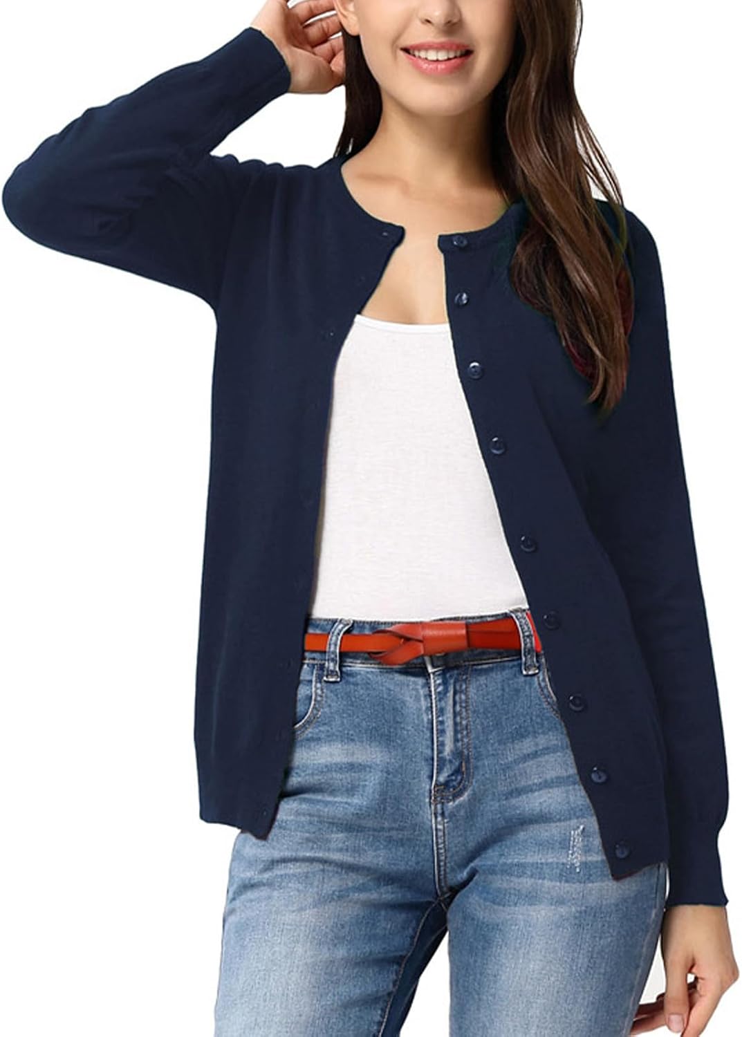 GRACE KARIN Knit Cardigan Sweaters for Women Lightweight Fall Outfits 2026