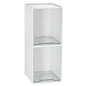Vtopmart 2 Pack Small Clear Stackable Storage Drawers for Desk, Countertop