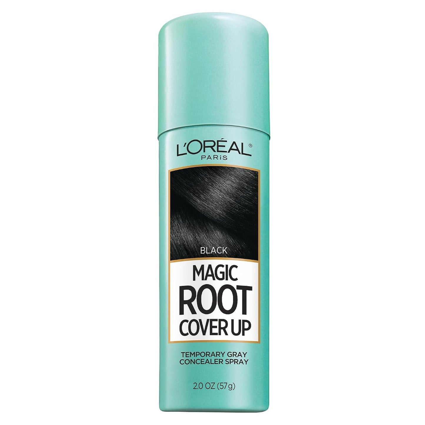 L'Oreal Paris Magic Root Cover Up Gray Hair Spray, 100% Gray Hair Coverage with Buildable, Lightweight, Transfer-Resistant, and Temporary Formula, Ammonia-Free, Dark Blonde, 2 oz (1 Count)