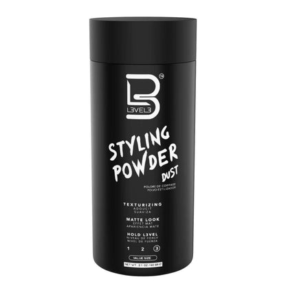 L3 Level 3 Hair Texture Powder for Men, Volume, Natural Look, 30 g