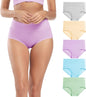 Molasus Women's Cotton Underwear High Waisted Full Coverage Ladies Panties (Regular & Plus Size)