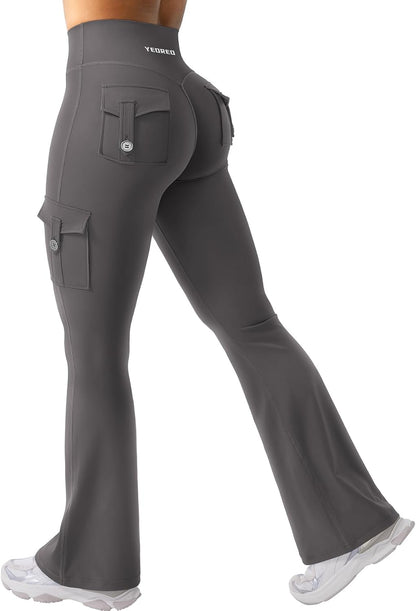 YEOREO CoreFlex Women Workout Flare Leggings