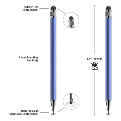 Bopomofo Stylus(5 Pcs),2-in-1 Stylus Pen for Touchscreen,Stylus Pen