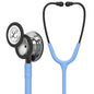 3M Littmann Classic III Monitoring Stethoscope, 5803, More Than 2X as Loud, Weighs Less, Stainless Steel Black-Finish Chestpiece, 27" Black Tube, Stem and Headset
