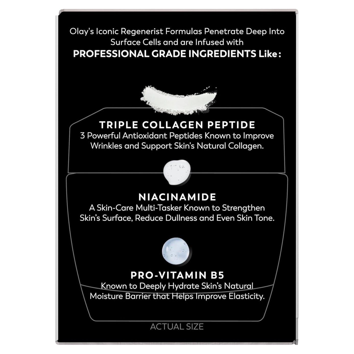 Olay Face Moisturizer, Regenerist Micro-Sculpting Facial Cream for Women - Anti-Aging, Anti-Wrinkle, Firming Skin Care - Triple Collagen Cream, Peptide Moisturizer, Hyaluronic Acid, Niacinamide, 1.7oz