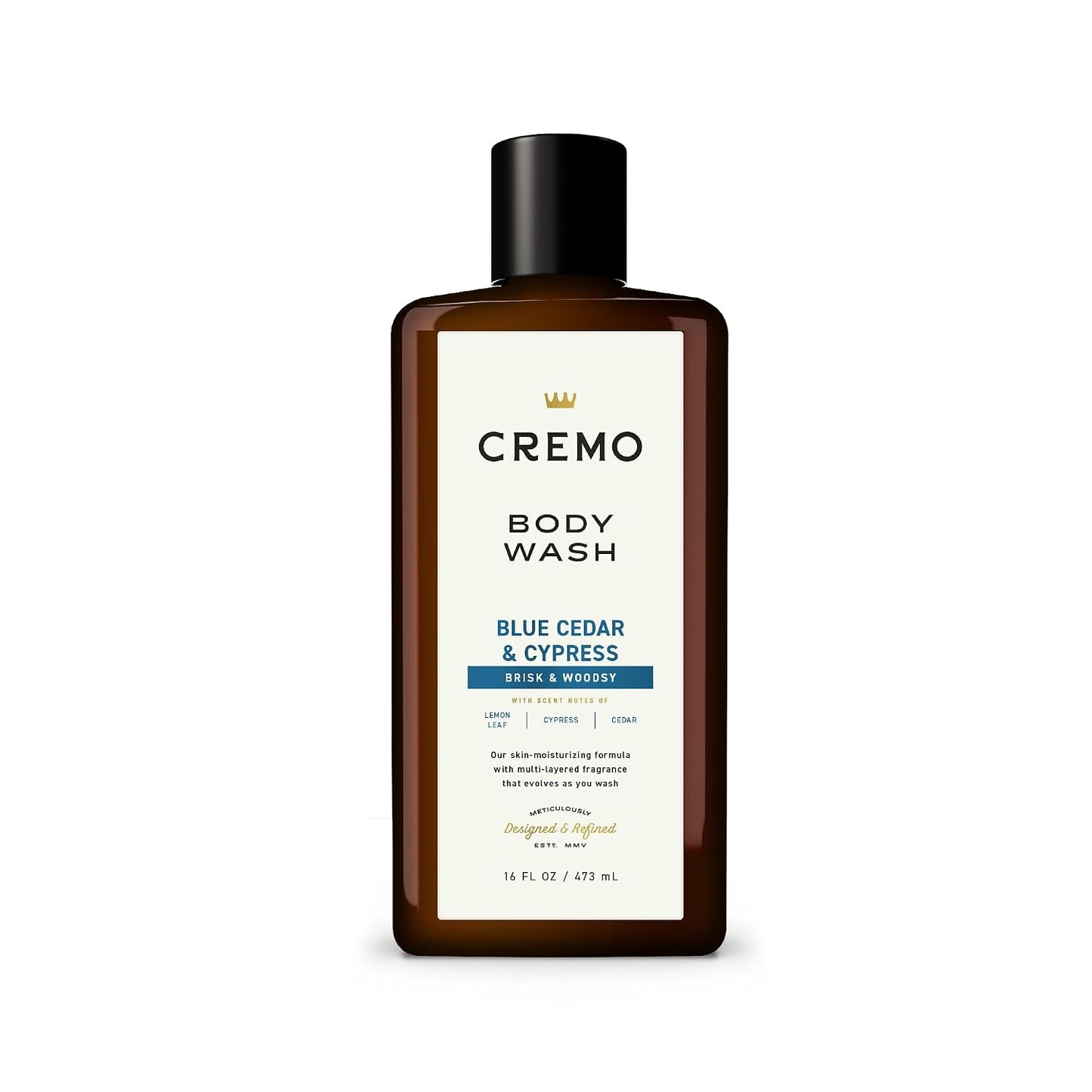 Cremo Body Wash for Men, Cypress Santal, 16 Fl Oz