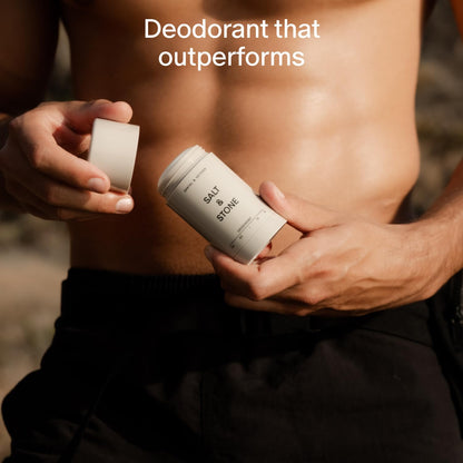 Salt & Stone Aluminum-Free Deodorant, Women & Men Santal & Vetiver 2.6 oz