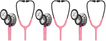 3M Littmann Classic III Monitoring Stethoscope, 5803, More Than 2X as Loud, Weighs Less, Stainless Steel Black-Finish Chestpiece, 27" Black Tube, Stem and Headset