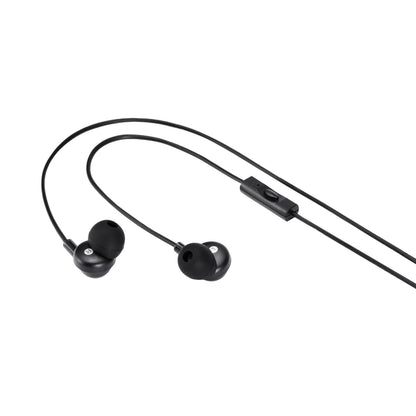 Amazon Basics Wired Earbuds with Microphone, In-Ear Headphones, 3.5mm Jack, High Definition Sound, Secure Fit, 4.2 ft Cable, S/M/L Ear Tips, Black