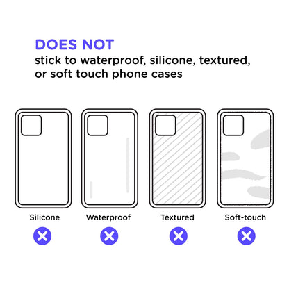 PopSockets Adhesive Phone Grip, Holder- Lace Noir