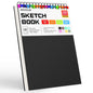 Soucolor Sketch Book 9" x 12", 100 Sheets Kids Art Sketchbook Drawing Pad