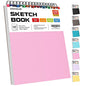 Soucolor Sketch Book 9" x 12", 100 Sheets Kids Art Sketchbook Drawing Pad