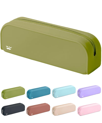 Mr. Pen- Silicone Pencil Case, Aesthetic Pencil Bag for Women, Makeup Pouch