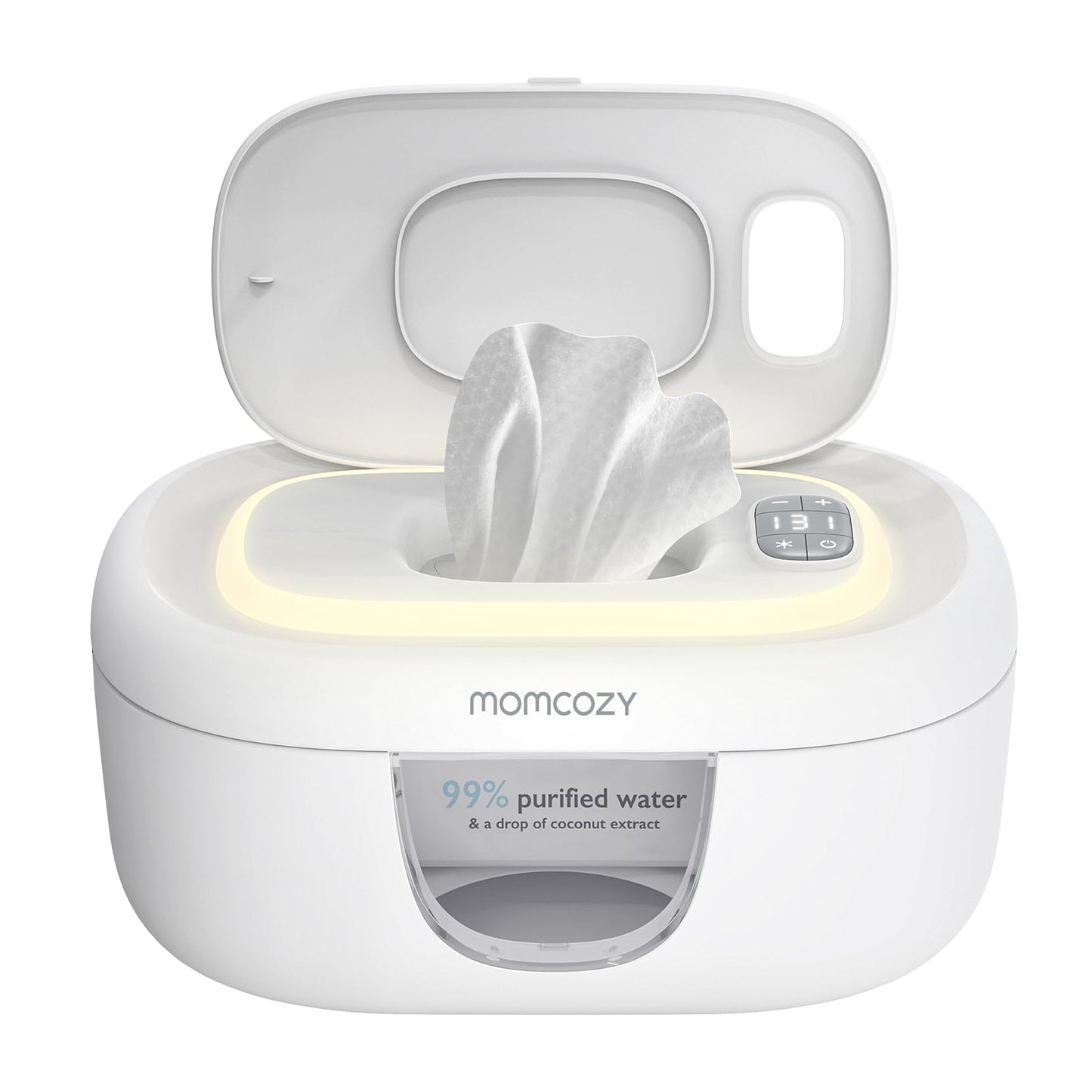 Momcozy Baby Wipe Warmer, Innovative Spring Design,Large Capacity Dispenser