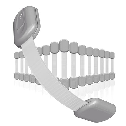 SKYLA HOMES Child Safety Cabinet Locks, White, 8 Pack