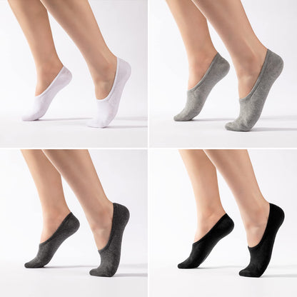 IDEGG Women & Men No Show Low Cut Anti‑Slip Casual Sports Running Socks