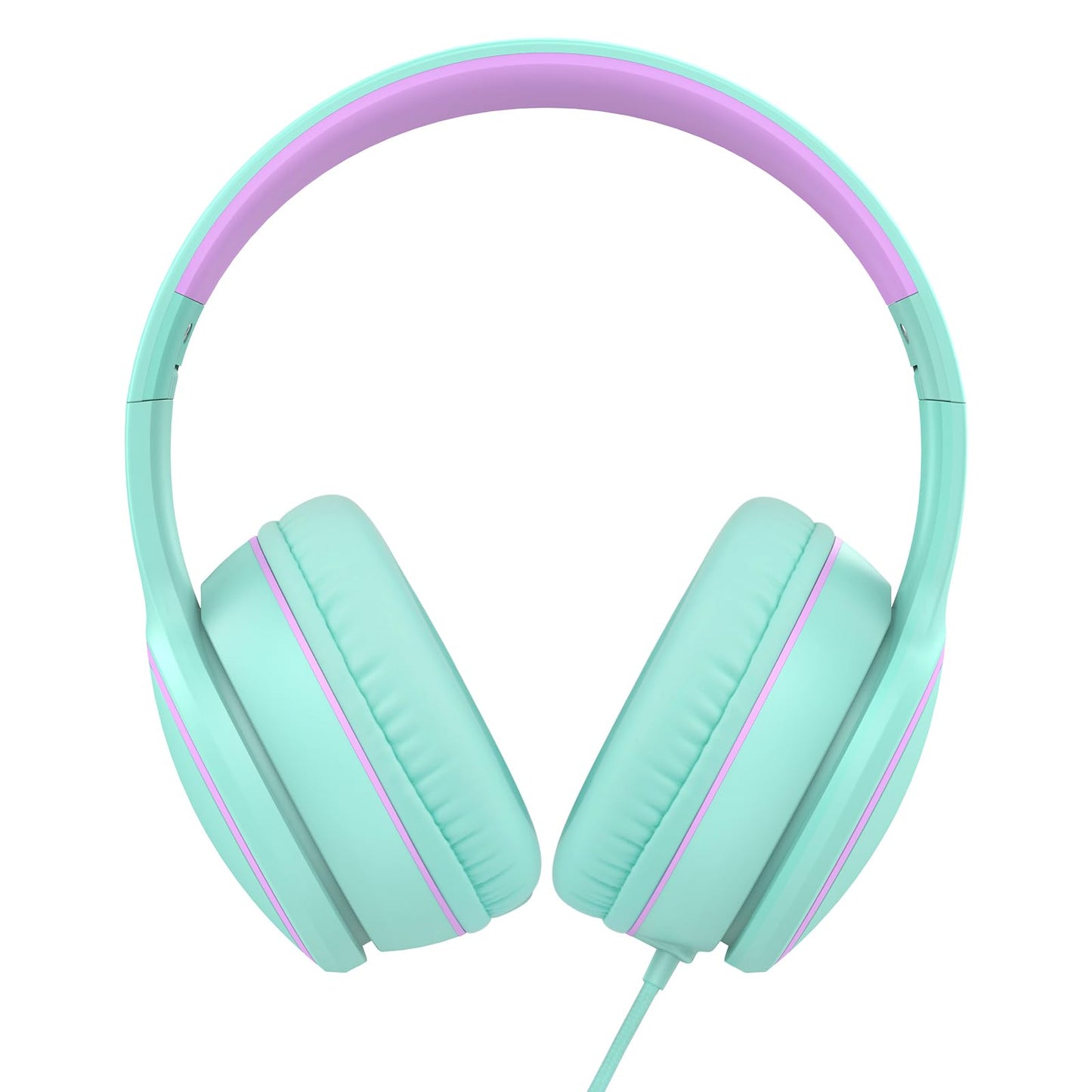 R10 Over-Ear Headphones with Microphone, Lightweight Folding Stereo Bass Headset with 1.5M No-Tangle Cord, Portable Wired Headphones for Smartphone Tablet Computer MP3 / 4 (Grey)
