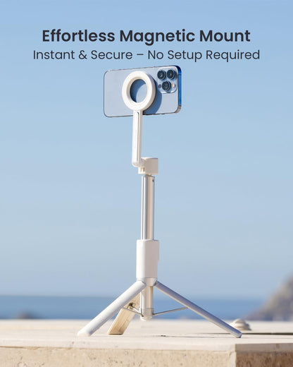 KraftGeek Magnetic Phone Tripod for iPhone, 64" Selfie Stick for Magsafe