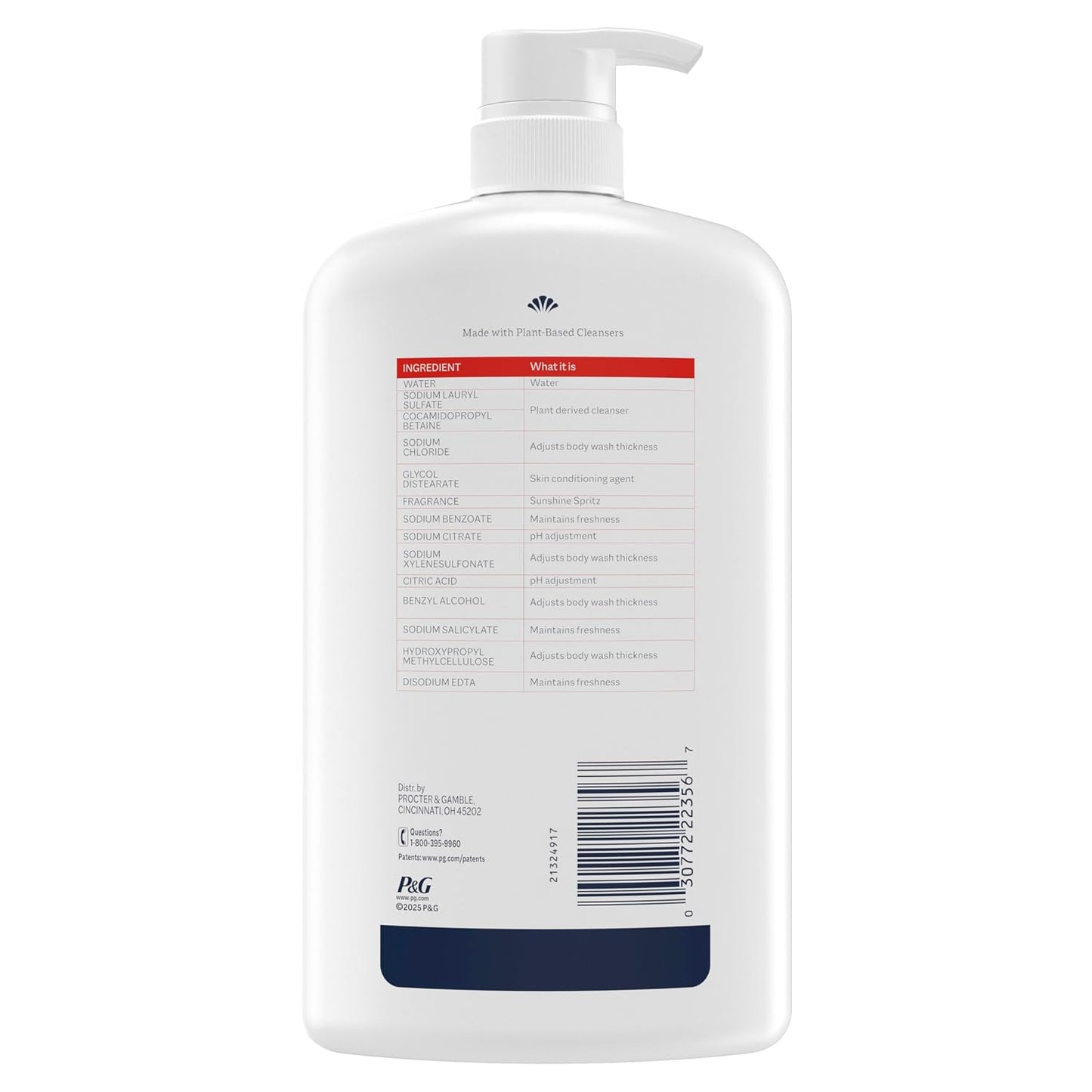 Ivory Body Wash Designed for the Whole Family, Jojoba Scent, 35 oz
