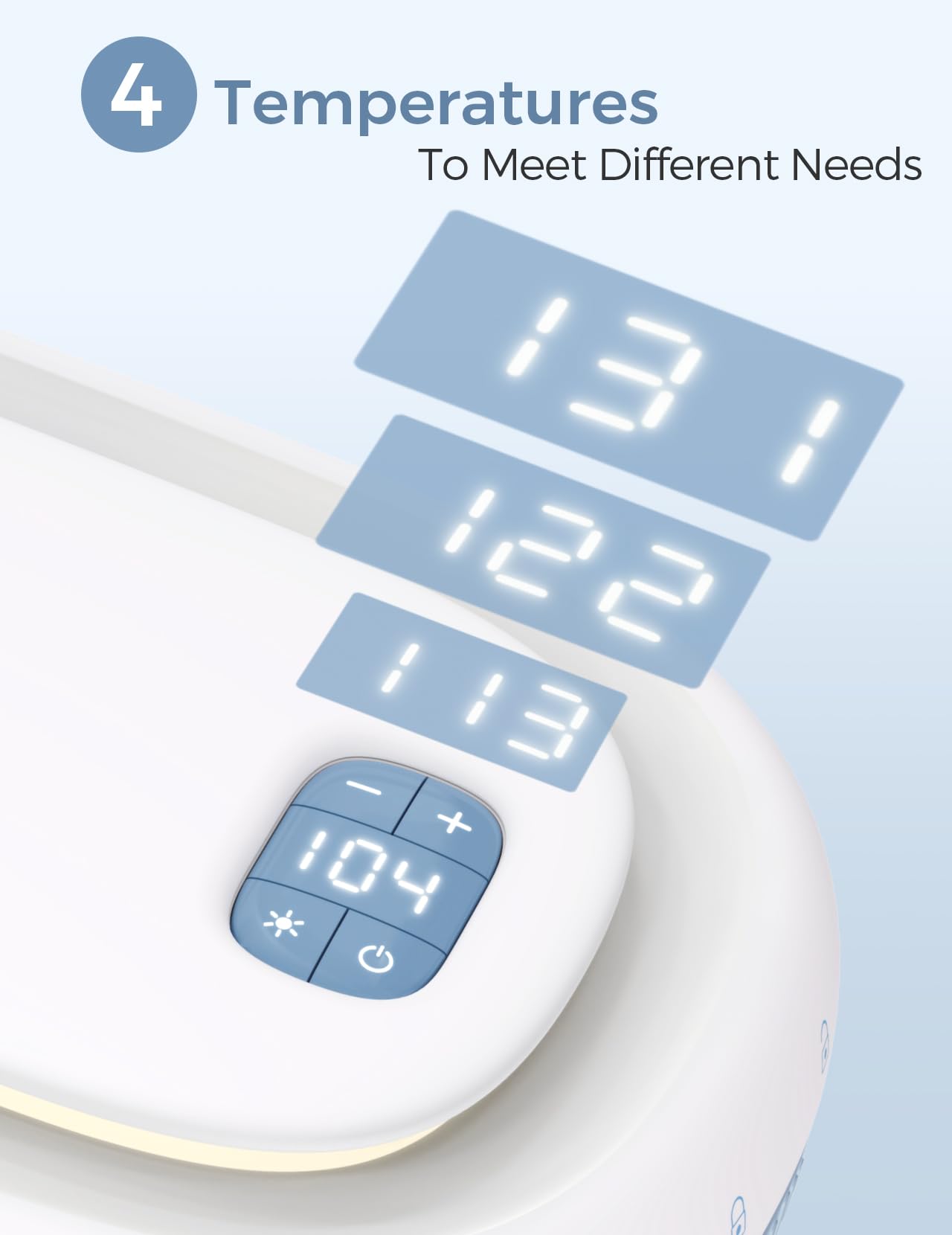 Momcozy Baby Wipe Warmer, Innovative Spring Design,Large Capacity Dispenser