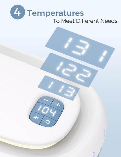 Momcozy Baby Wipe Warmer, Innovative Spring Design,Large Capacity Dispenser
