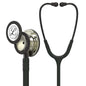 3M Littmann Classic III Monitoring Stethoscope, 5803, More Than 2X as Loud, Weighs Less, Stainless Steel Black-Finish Chestpiece, 27" Black Tube, Stem and Headset