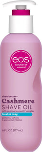 eos Vanilla Cashmere Shave Oil- Moisturizing Natural Shea Butter, 6 fl oz