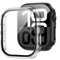 JZK Screen Protector Case for Apple Watch Series 11/10 42mm,Purple+Clear