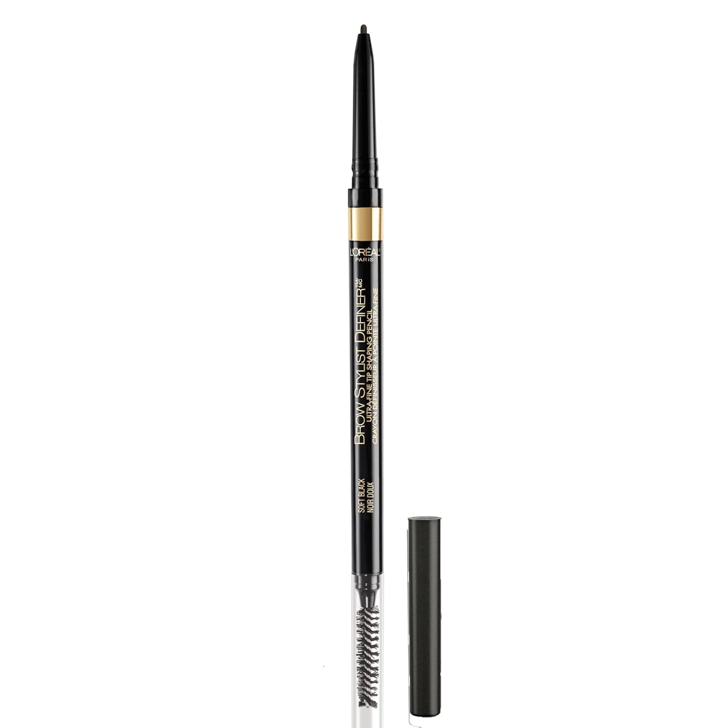 L'Oreal Paris Makeup Brow Stylist Definer Waterproof Eyebrow Pencil, Ultra-Fine Mechanical Pencil, Draws Tiny Brow Hairs and Fills in Sparse Areas and Gaps, Brunette, 0.003 Ounce (Pack of 2)