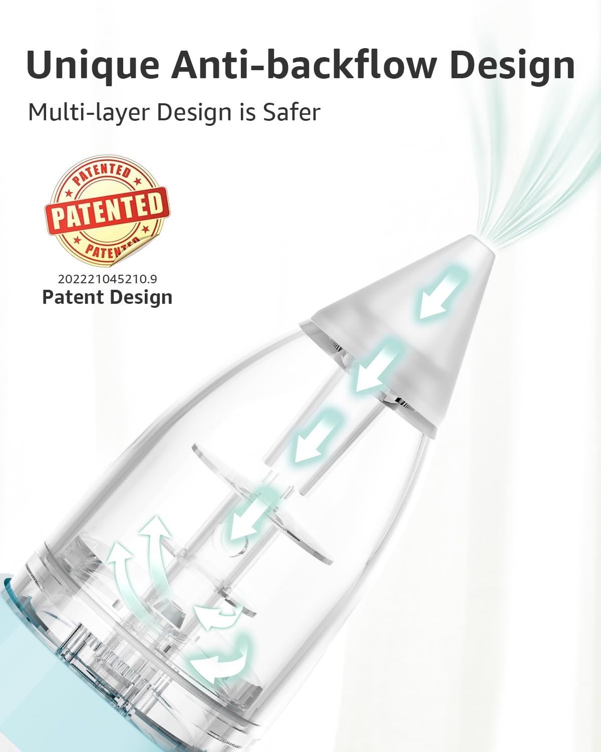 GROWNSY Nasal Aspirator for Baby, Electric Nose Sucker, Powerful Suction