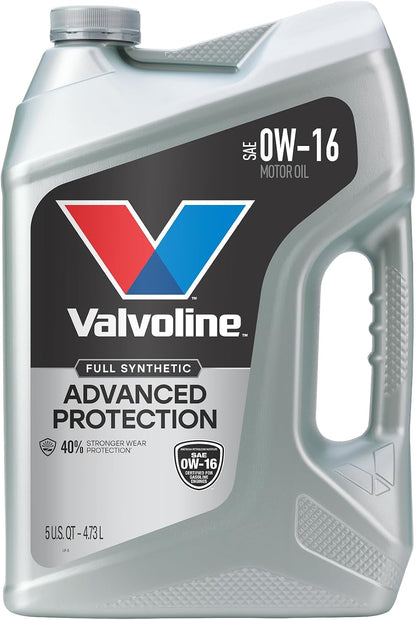 Valvoline Advanced Full Synthetic SAE 0W-20 Motor Oil 5 QT
