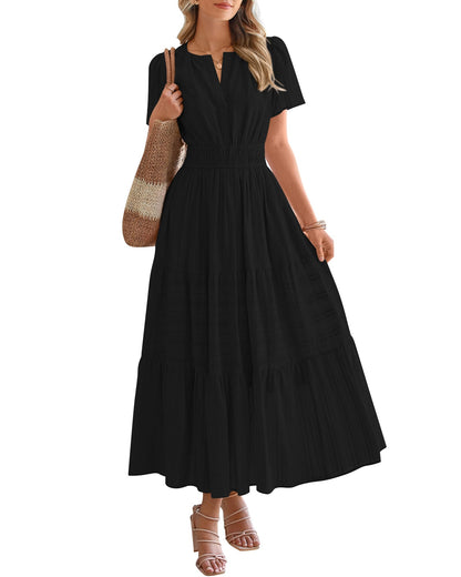 BTFBM Womens Summer 2026 Casual Maxi Dresses