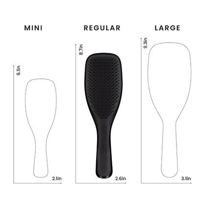 Tangle Teezer Ultimate Detangler Brush, Straight to Wavy, Liquorice Black
