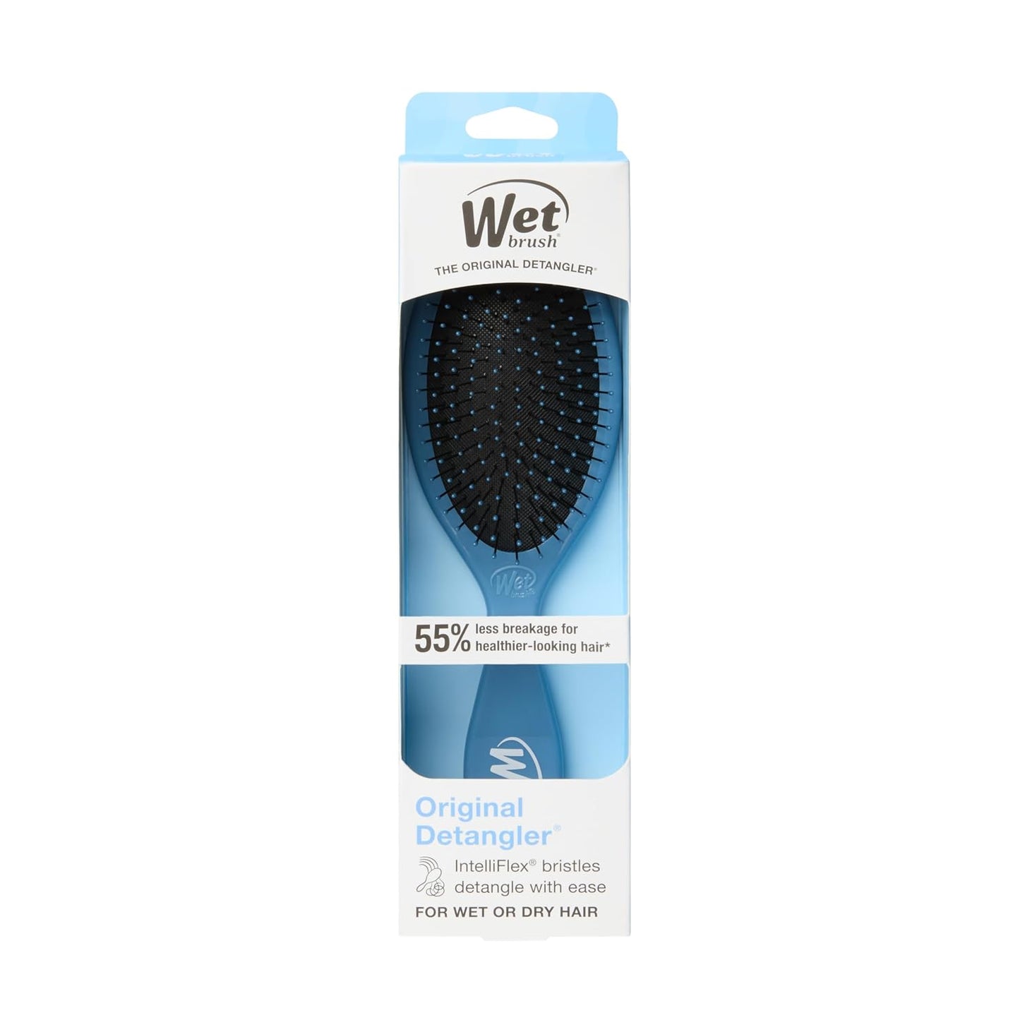 Wet Brush Original Detangler Hair Brush, Sky, For All Hair Textures