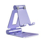 Nulaxy Full Aluminum Dual Folding Cell Phone Stand for Desk, Black