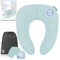 Jool Baby Folding Travel Potty Training Seat – Easy-Remove Pull Tab (Sage)