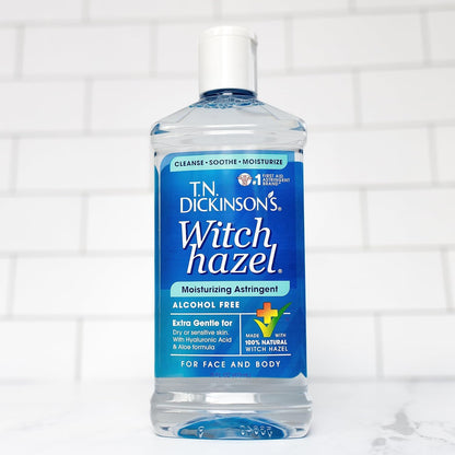 T.N. Dickinson's Witch Hazel Moisturizing Astringent | Alcohol Free | 16 Oz