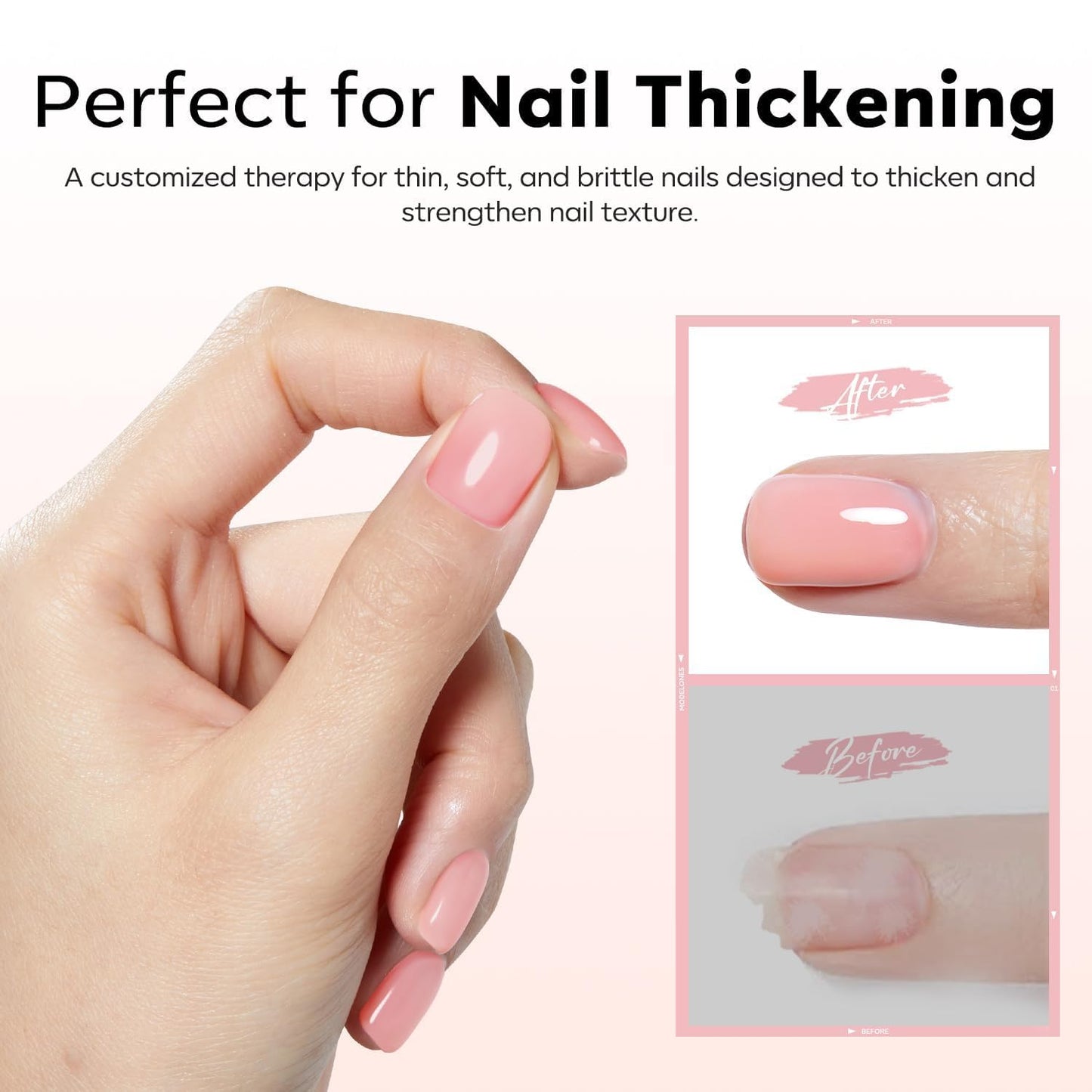 modelones Gel Top Base Coat Set 15ml 2026 Upgrade No Wipe Super Shine