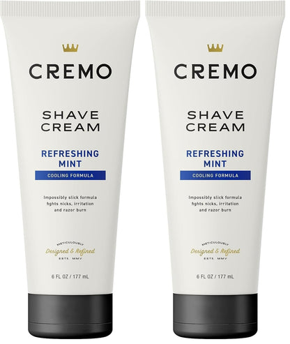 Cremo Shaving Cream for Men, Cooling, 6 Fl Oz