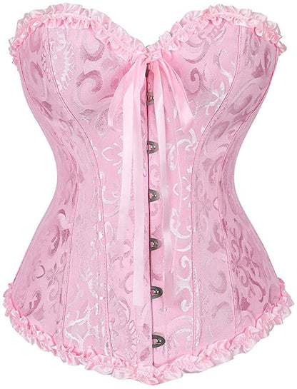 SZIVYSHI 14-Bone Overbust Corset Top