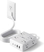 SUPERDANNY Extension Cord,Flat Plug Surge Protector Power Strip,6Ft