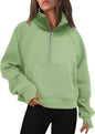 AUTOMET Womens Sweatshirts Half Zip Fleece Pullover Fall Outfits