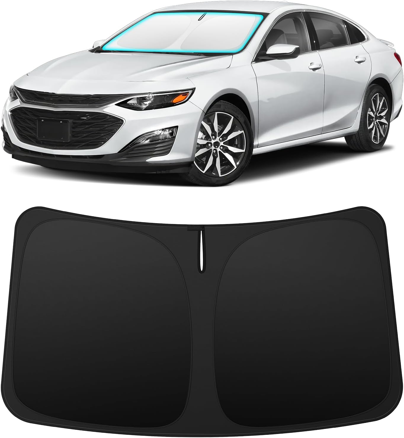INSAUTO Custom Fit Windshield Sun Shade for Nissan Frontier 2005-2021