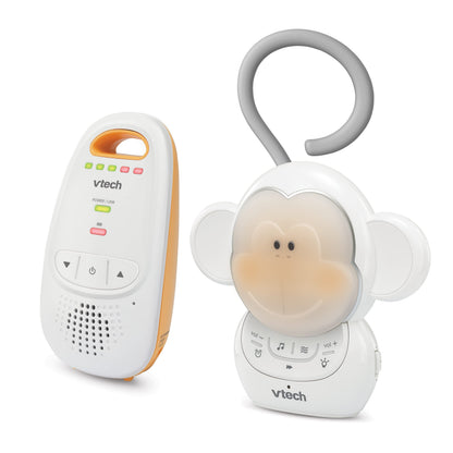 VTech Audio Baby Monitor — No Static DECT 6.0, No WiFi, Hack-Proof | 8Hr Battery, Belt Clip, 1000ft Range, 5-Level Sound Indicator | DM111