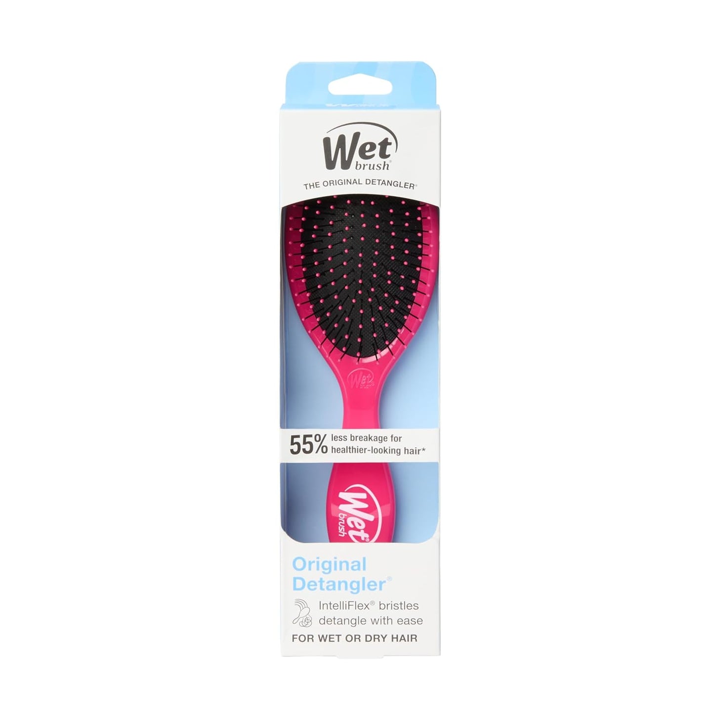 Wet Brush Original Detangler Hair Brush, Sky, For All Hair Textures