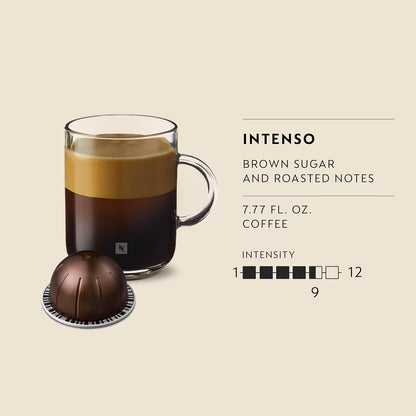 Nespresso Capsules Vertuo, Variety Pack, Medium and Dark Roast Coffee, 30 Count Coffee Pods, Brews 7.8 oz.