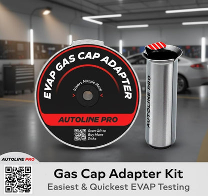 AutoLine Pro HyperSmoke™ Automotive Smoke Machine EVAP Vacuum Leak Tester – Adjustable Pressure – OEM Approved Smoke Fluid – Built-in Air Compressor Motor – Includes Cone and Gas Cap EVAP Adapter.