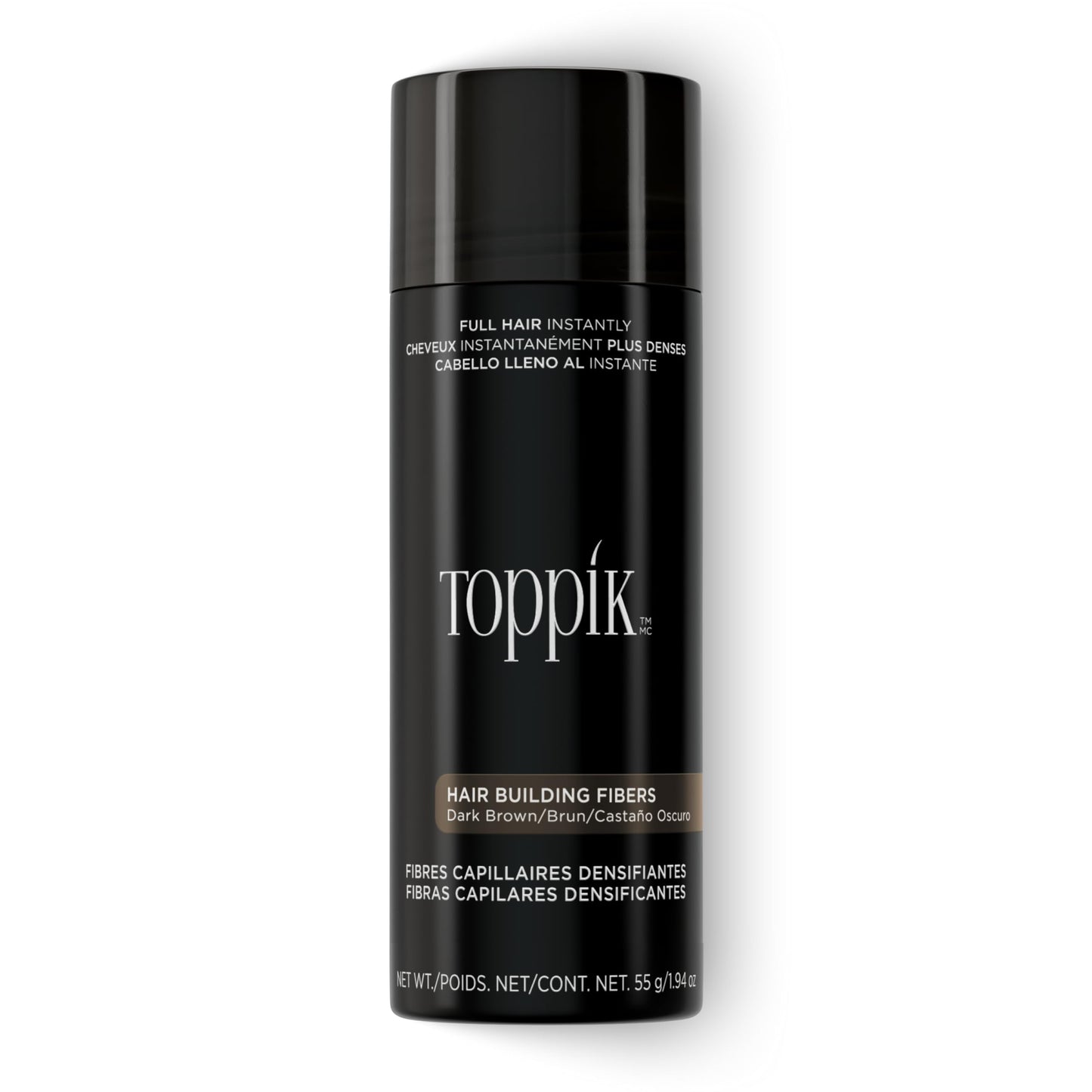 Toppik Hair Building Fibers, Fill In Fine or Thinning Hair Instantly Thicker, Fuller Looking Hair 9 Shades,4 size options