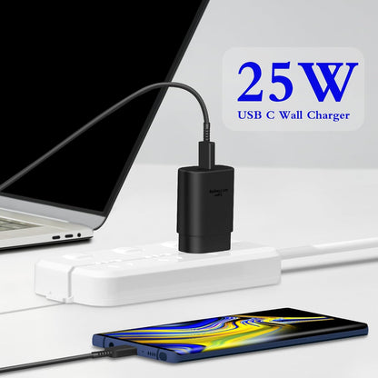 GUUSMART Type C Charger 2-Pack 25W Long 6ft USB C Charger Cable