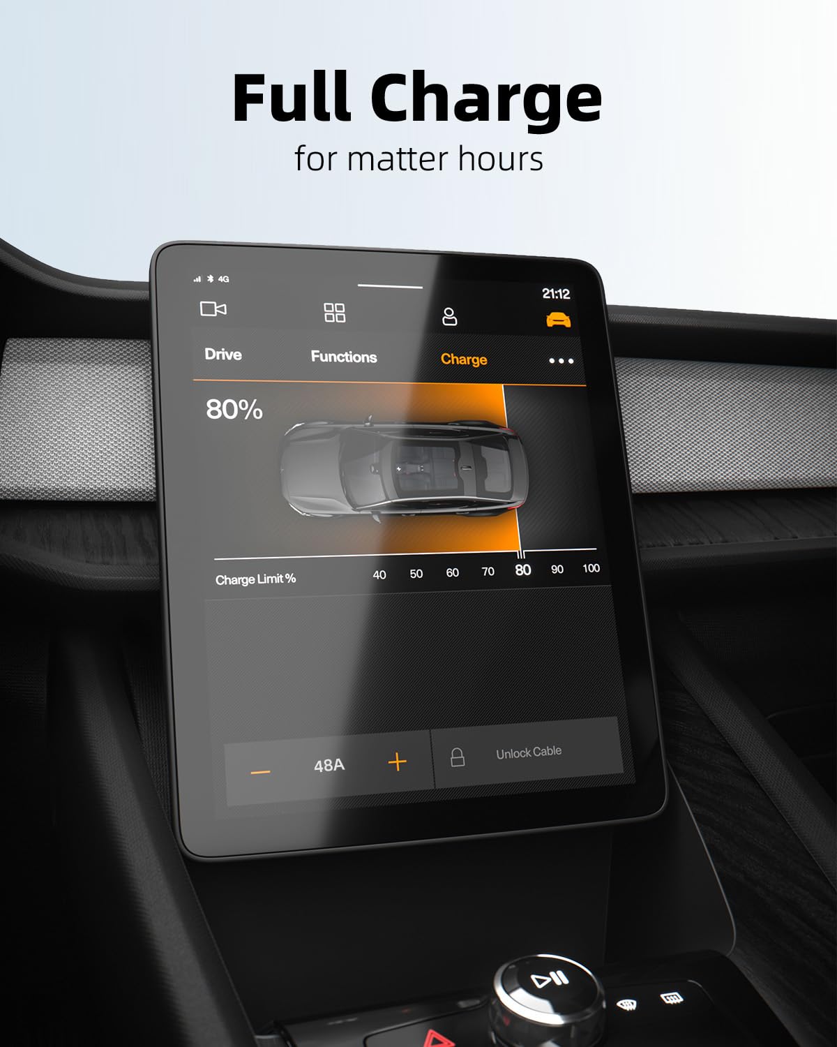 FOCSPROD J1772 to Tesla Charger Adapter, Max 80A 250V Fast Charging J1772 to NACS Adapter for Tesla Model 3/Y/X/S/Cybertruck Charging Adapter, Compatible with J1772 EV Charge to Tesla Adapter -UL 2252